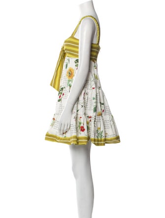 ALÉMAIS Printed Mini Dress