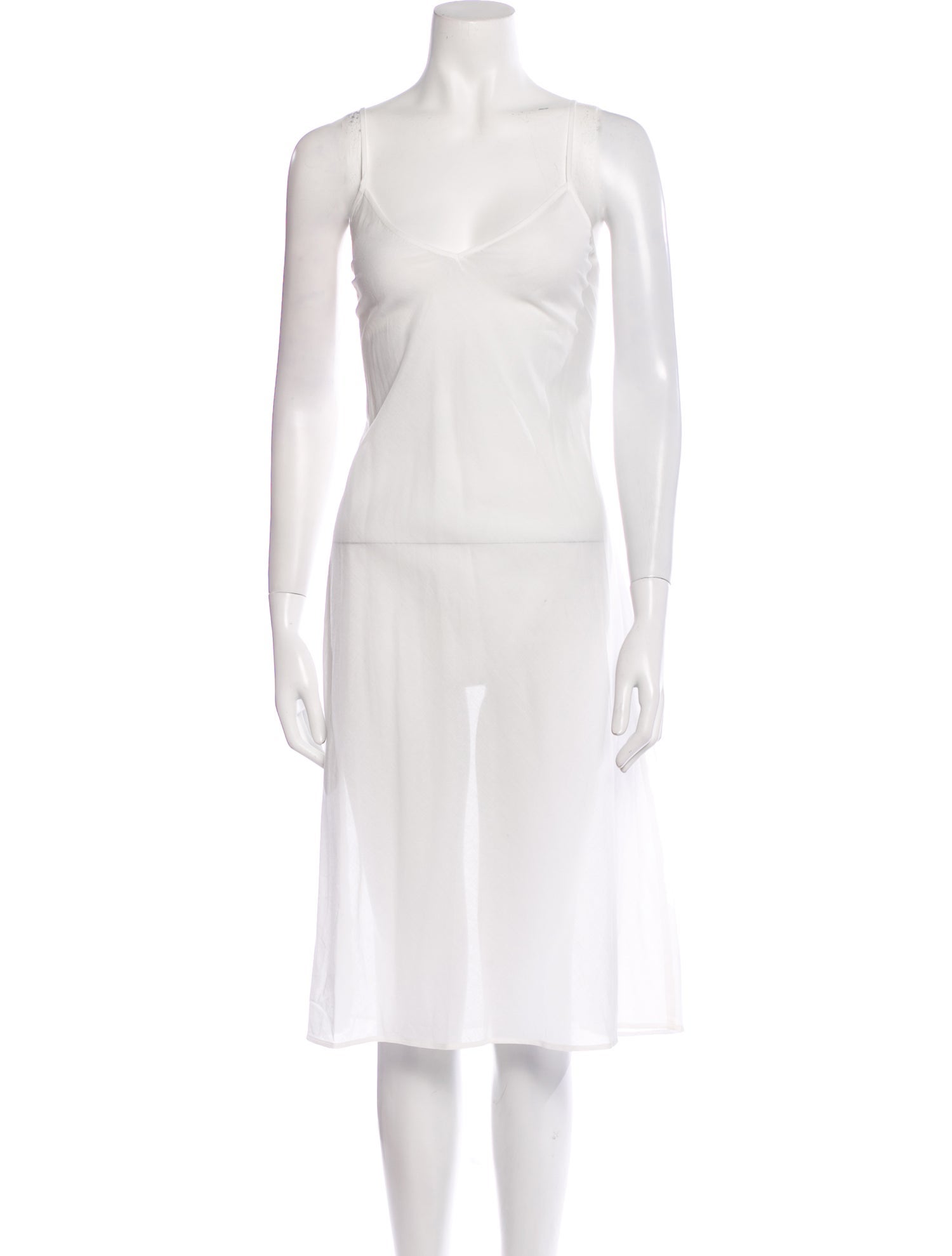 ALÉMAIS V-Neck Midi Length Dress