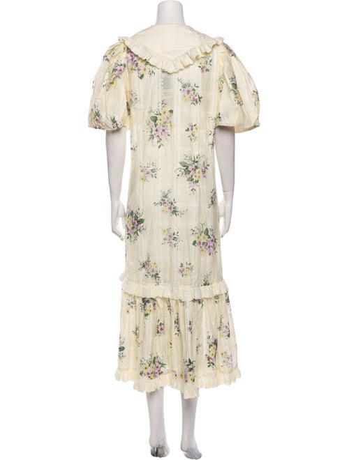 ALÉMAIS Floral Print Long Dress