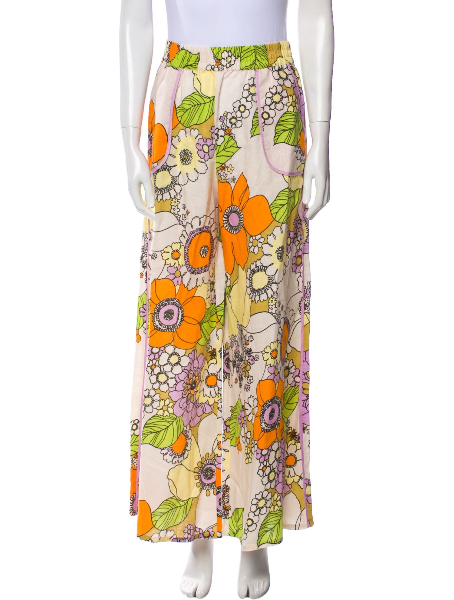 ALÉMAIS Linen Wide Leg Pants