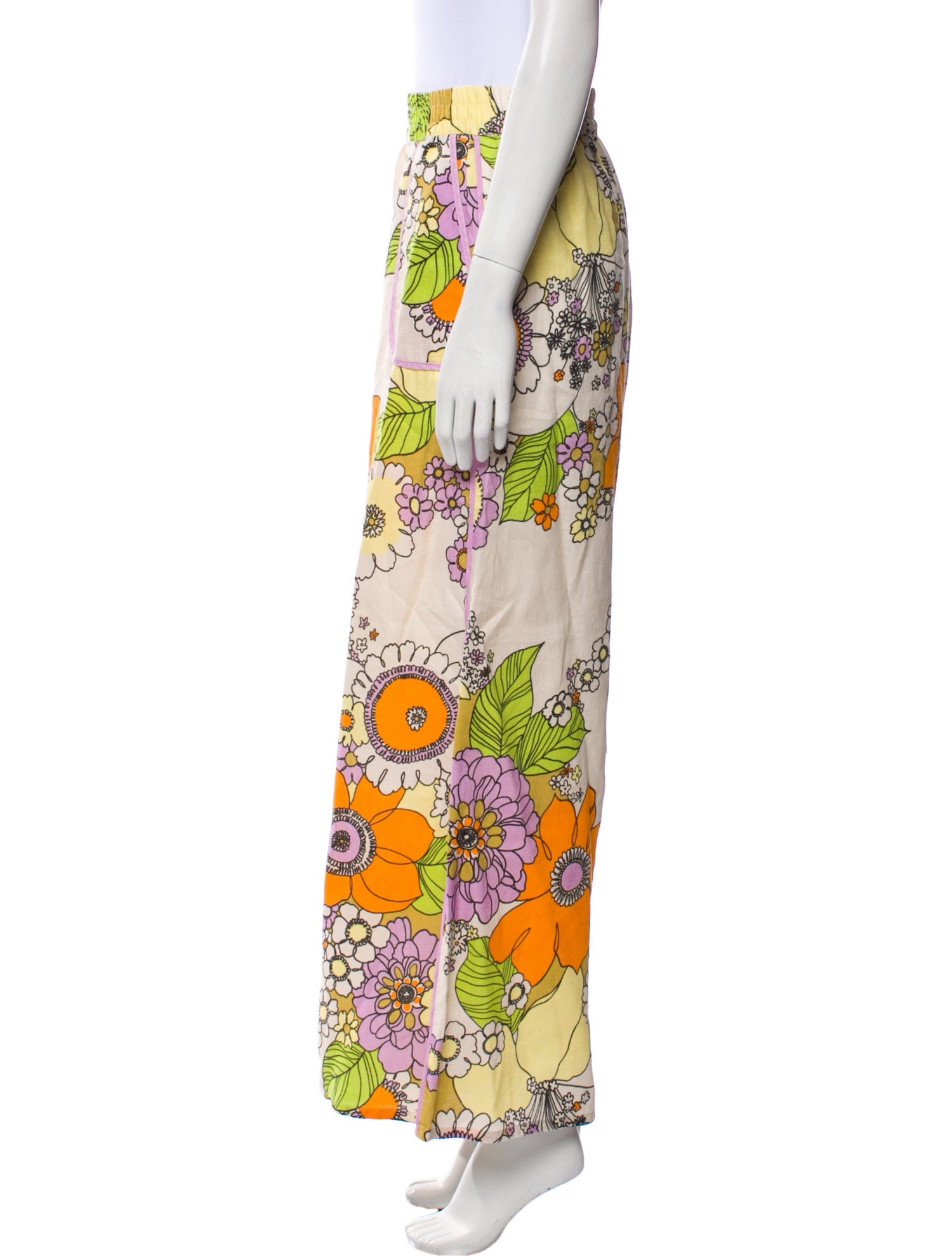 ALÉMAIS Linen Wide Leg Pants