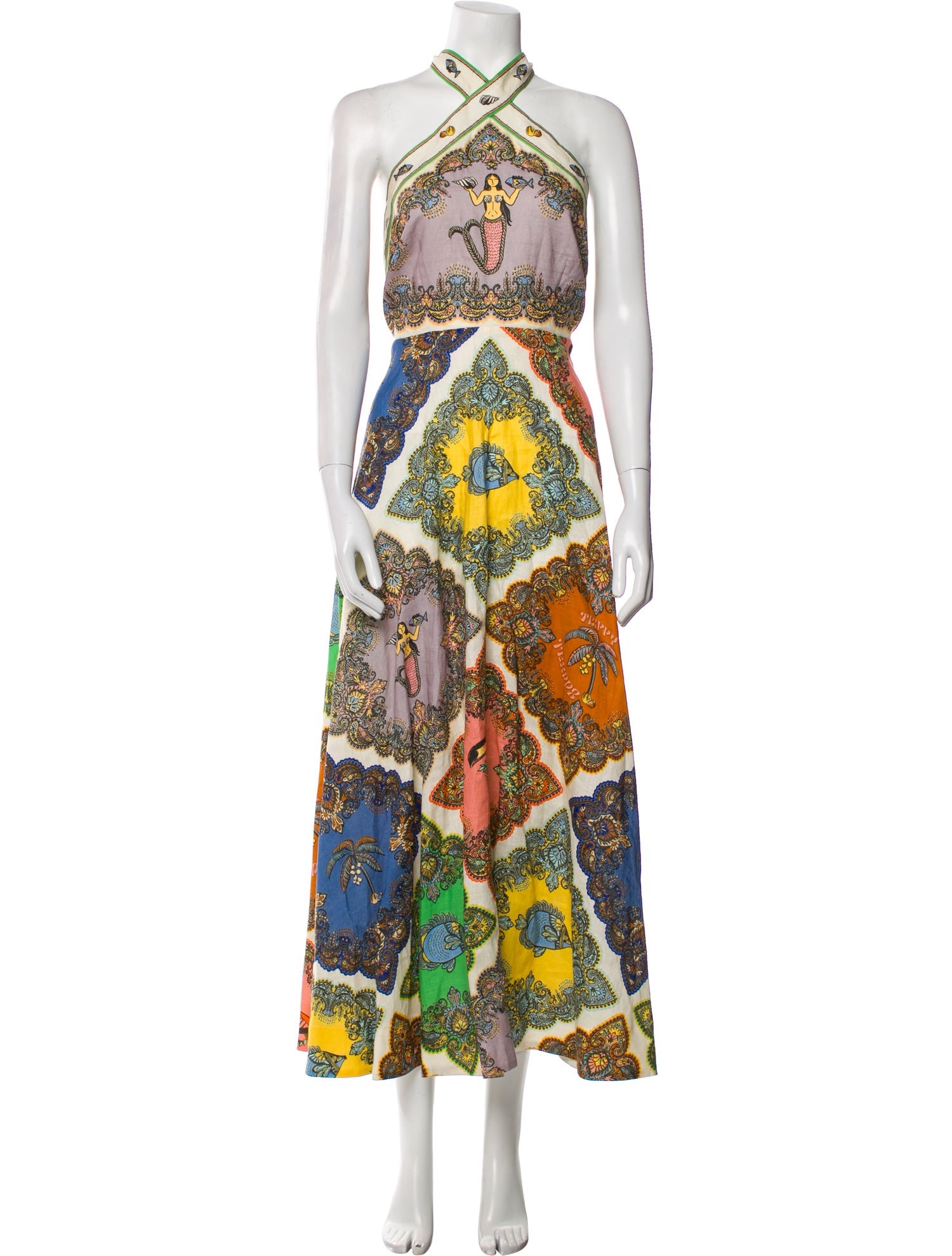 ALÉMAIS Linen Long Dress