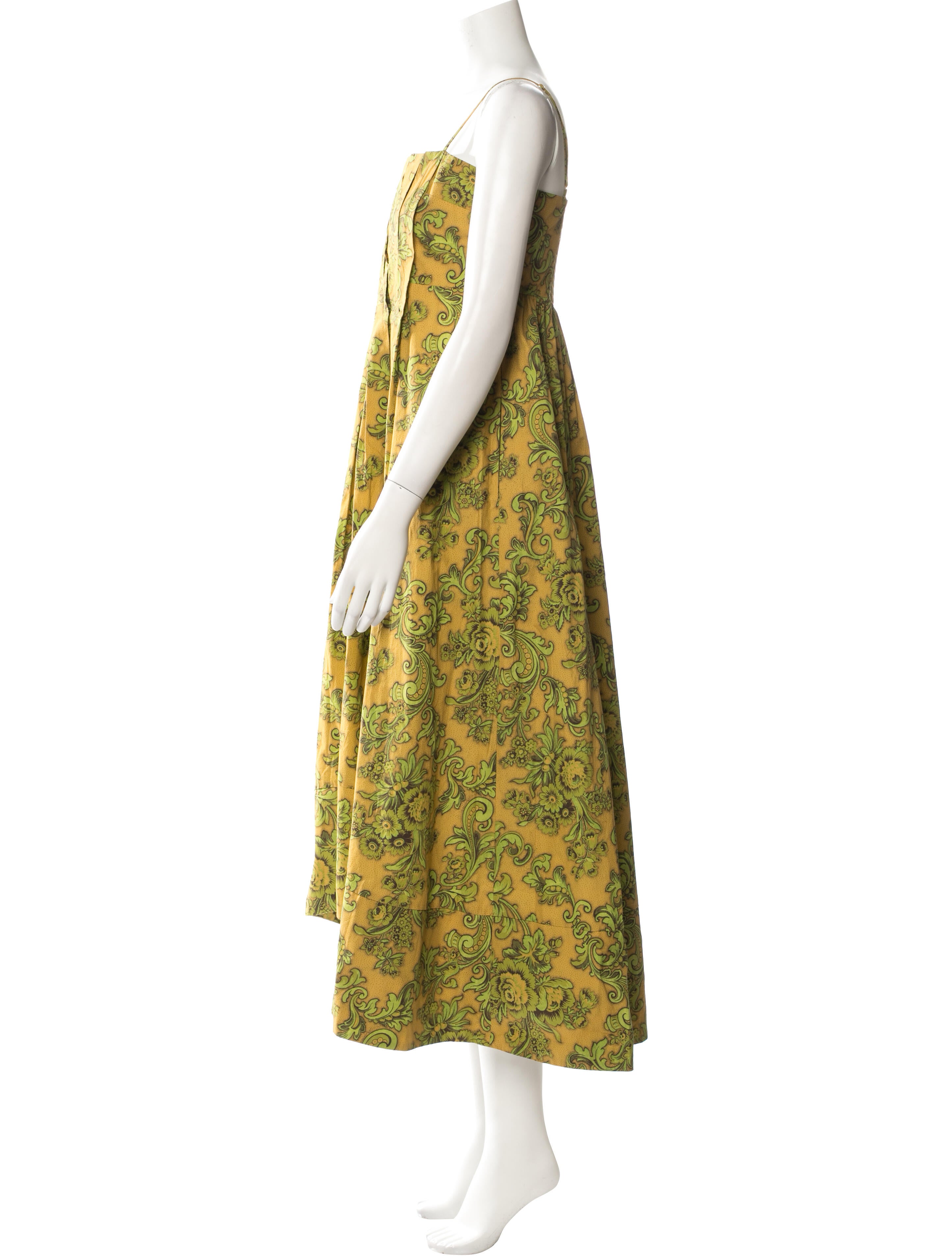 ALÉMAIS Printed Long Dress