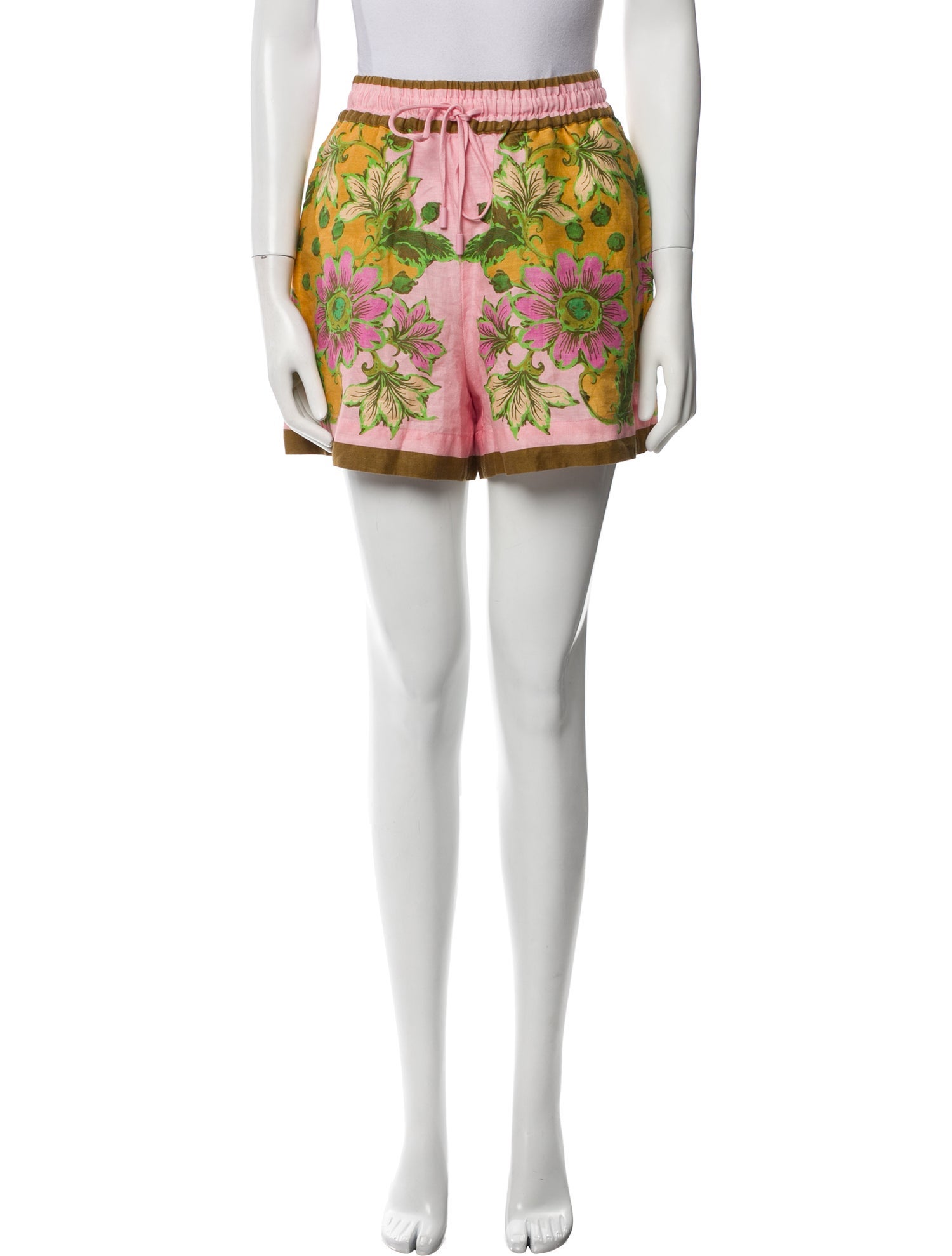 ALÉMAIS Linen Mini Shorts