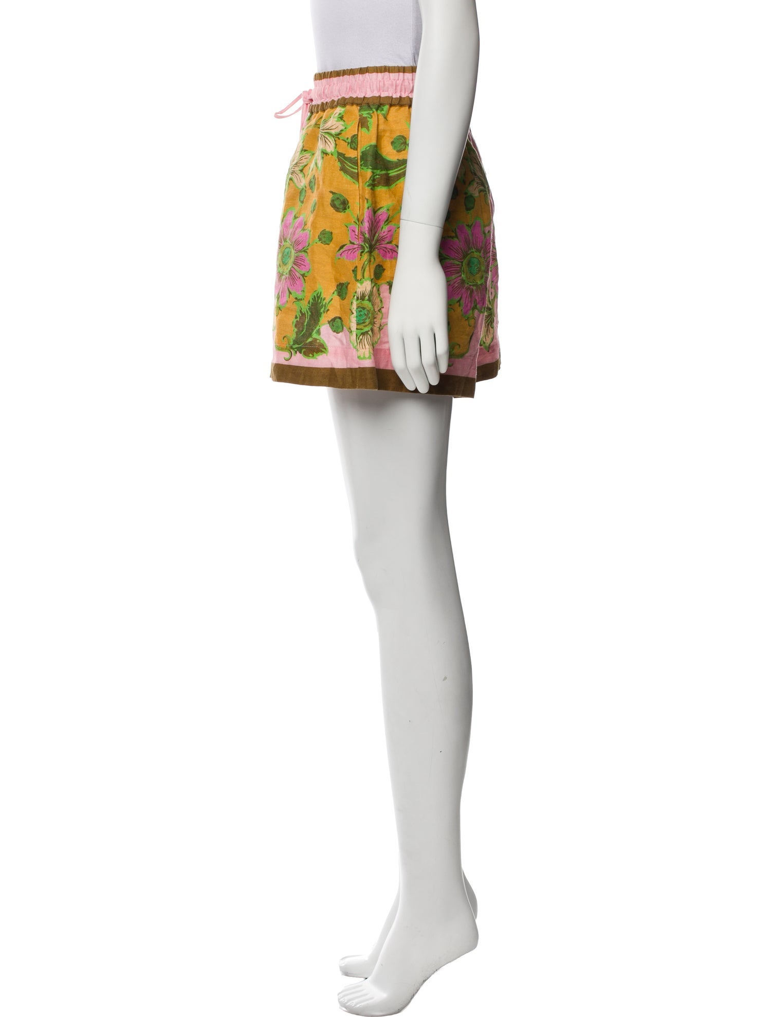 ALÉMAIS Linen Mini Shorts