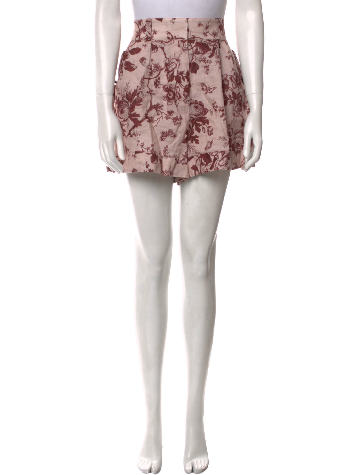 ALÉMAIS Linen Mini Shorts