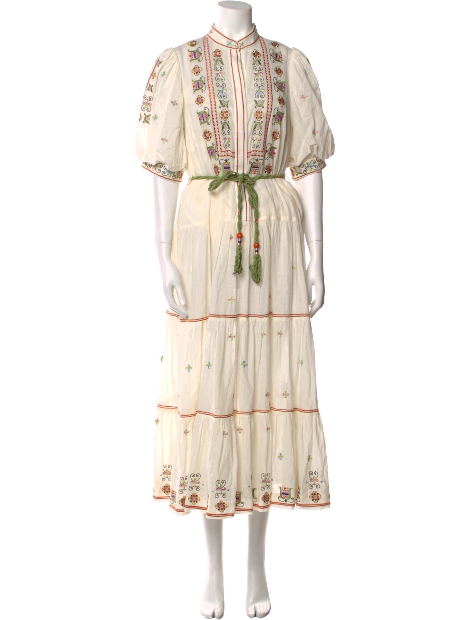 ALÉMAIS Floral Print Long Dress