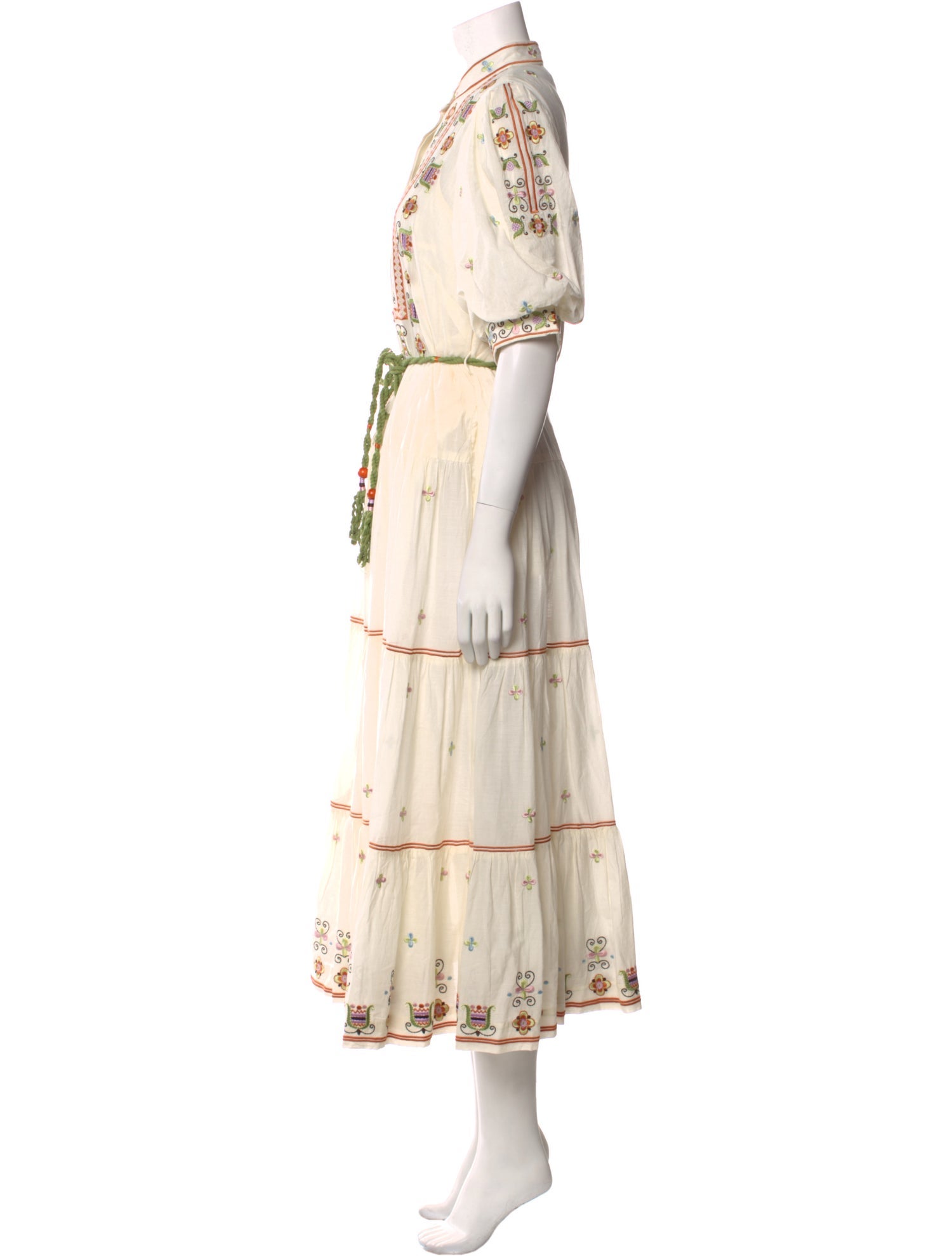 ALÉMAIS Floral Print Long Dress