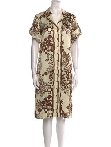 Alémais Dresses Printed Midi Length Dress XS