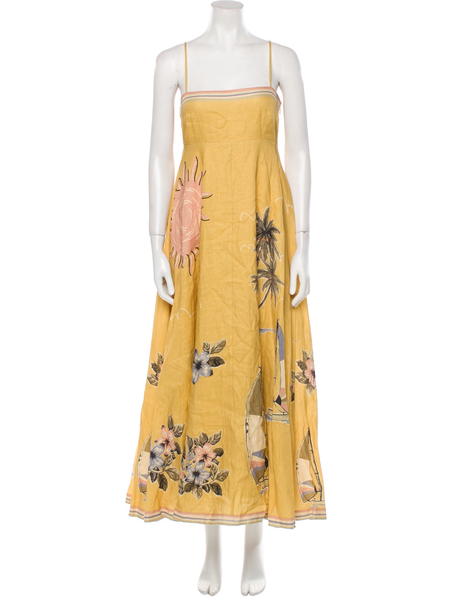 ALÉMAIS Linen Long Dress