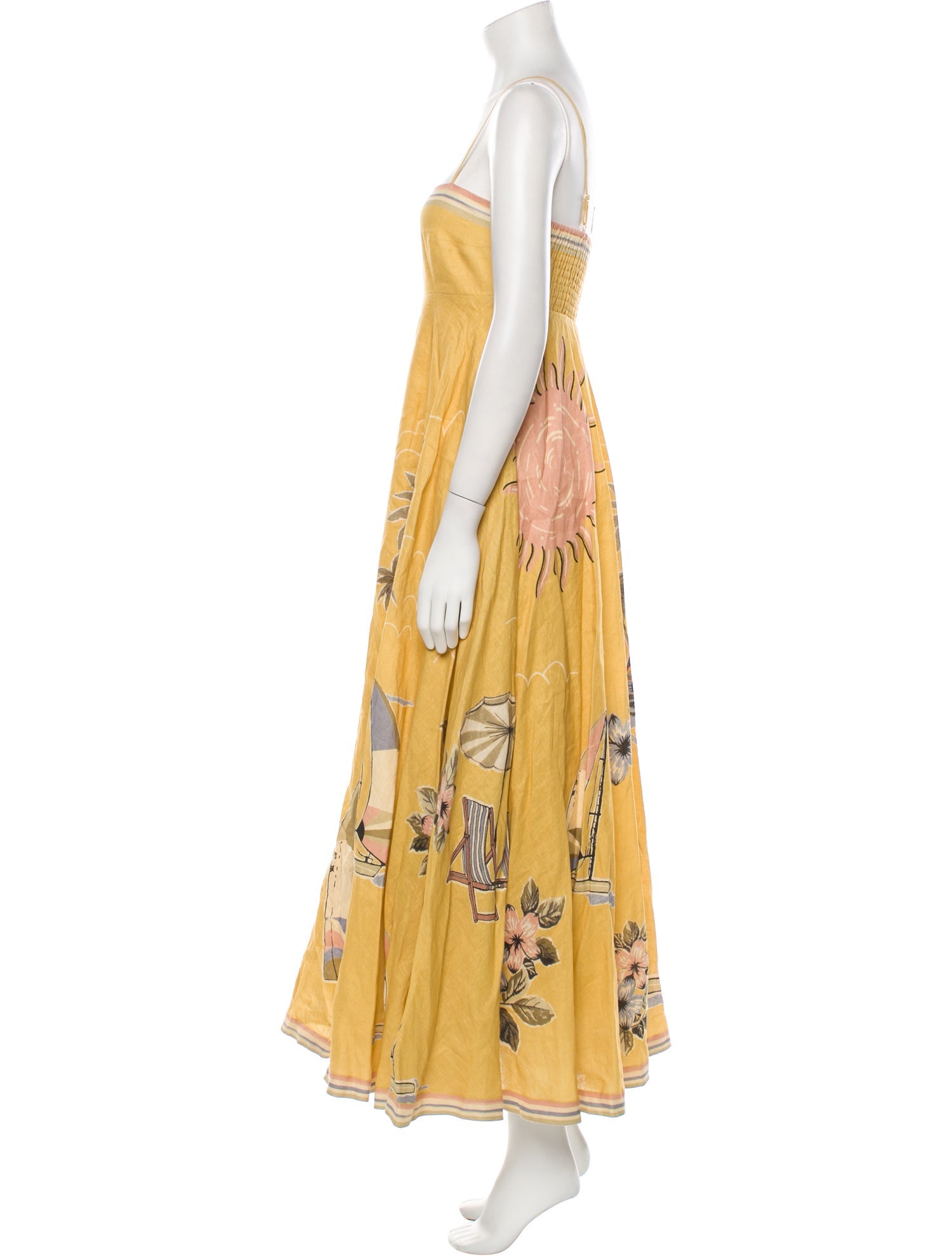 ALÉMAIS Linen Long Dress