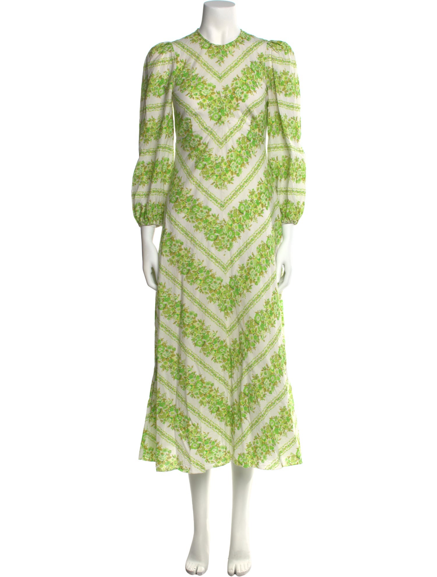 ALÉMAIS Printed Long Dress