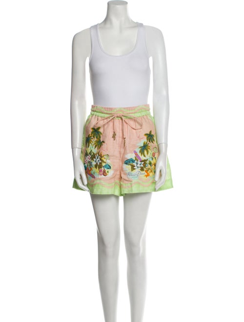 ALÉMAIS Linen Printed Short Set