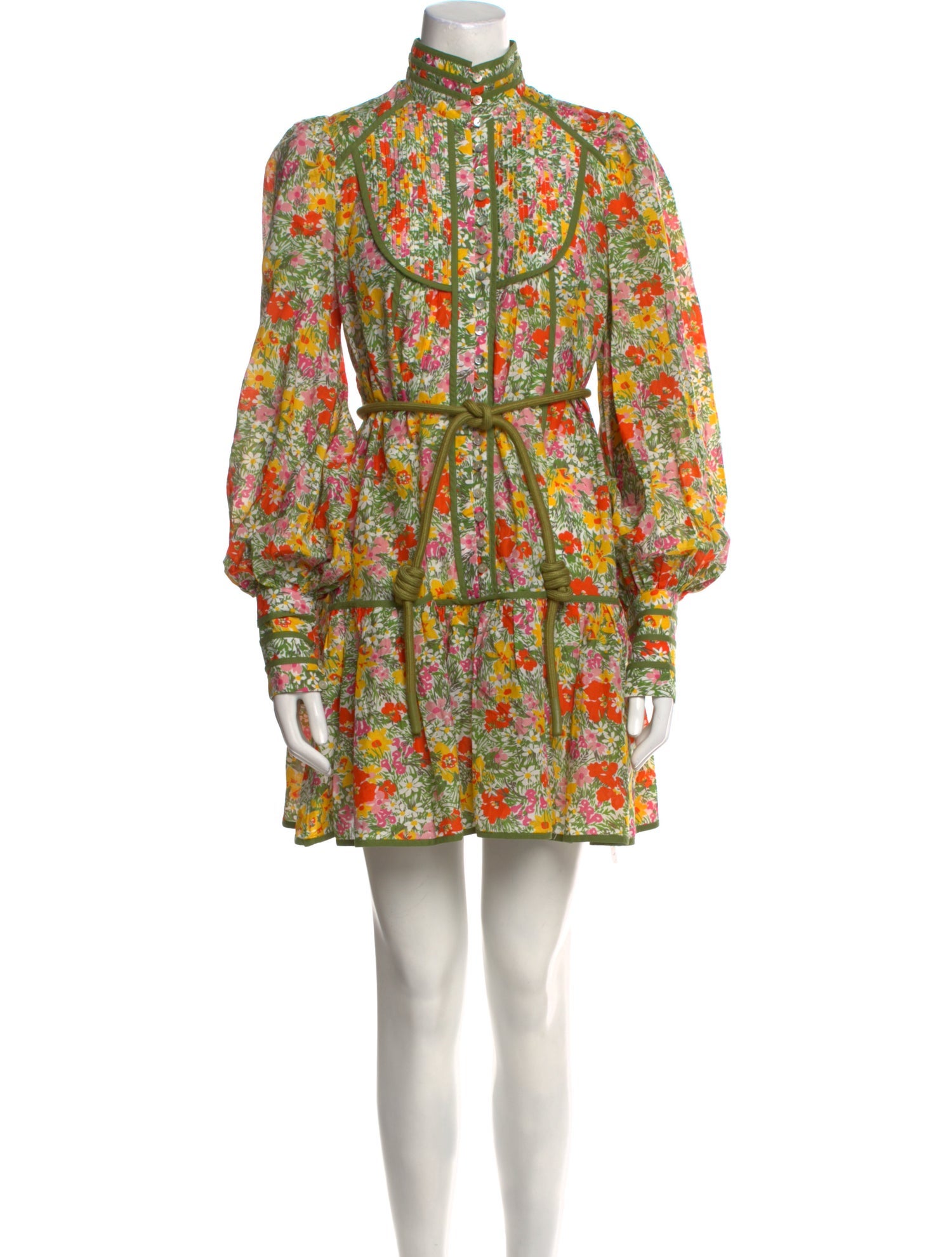 ALÉMAIS Printed Mini Dress