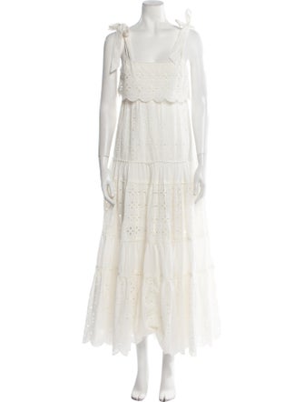 ALÉMAIS Square Neckline Long Dress
