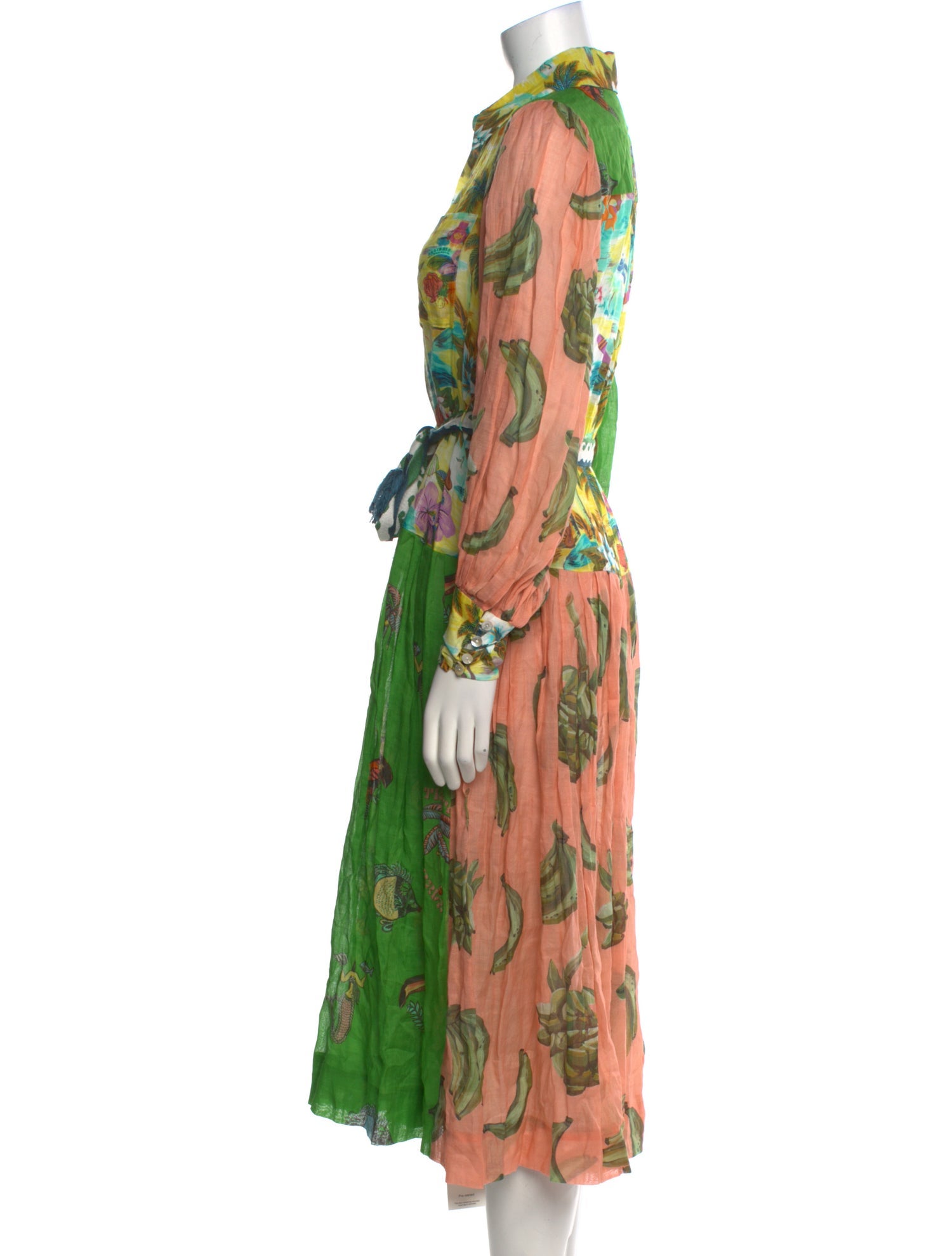 ALÉMAIS Printed Long Dress