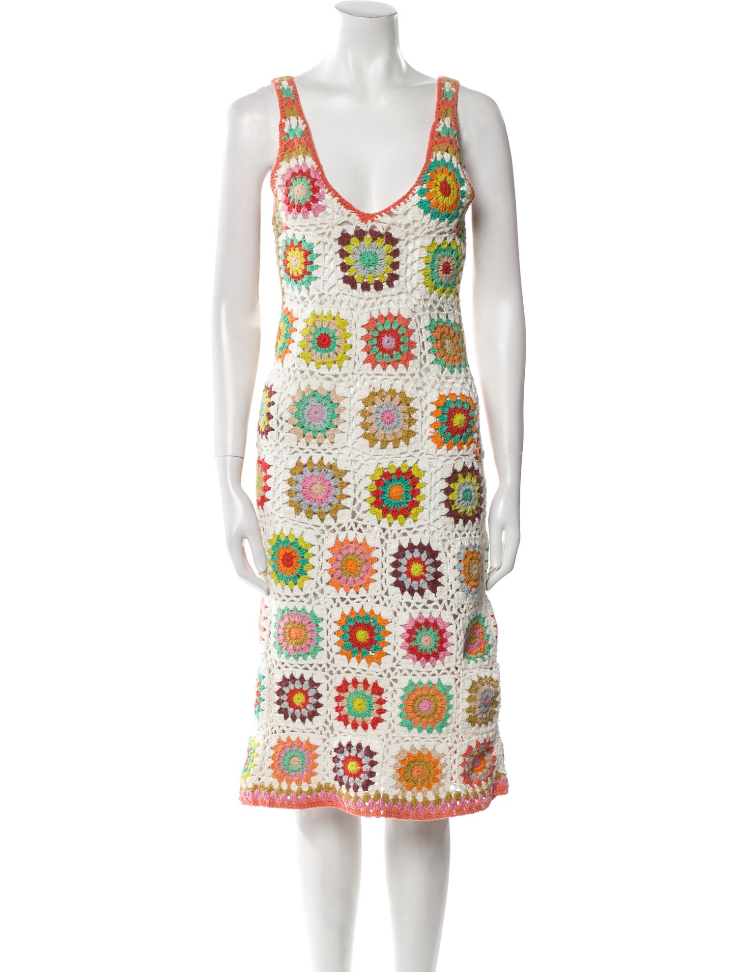 ALÉMAIS Printed Midi Length Dress