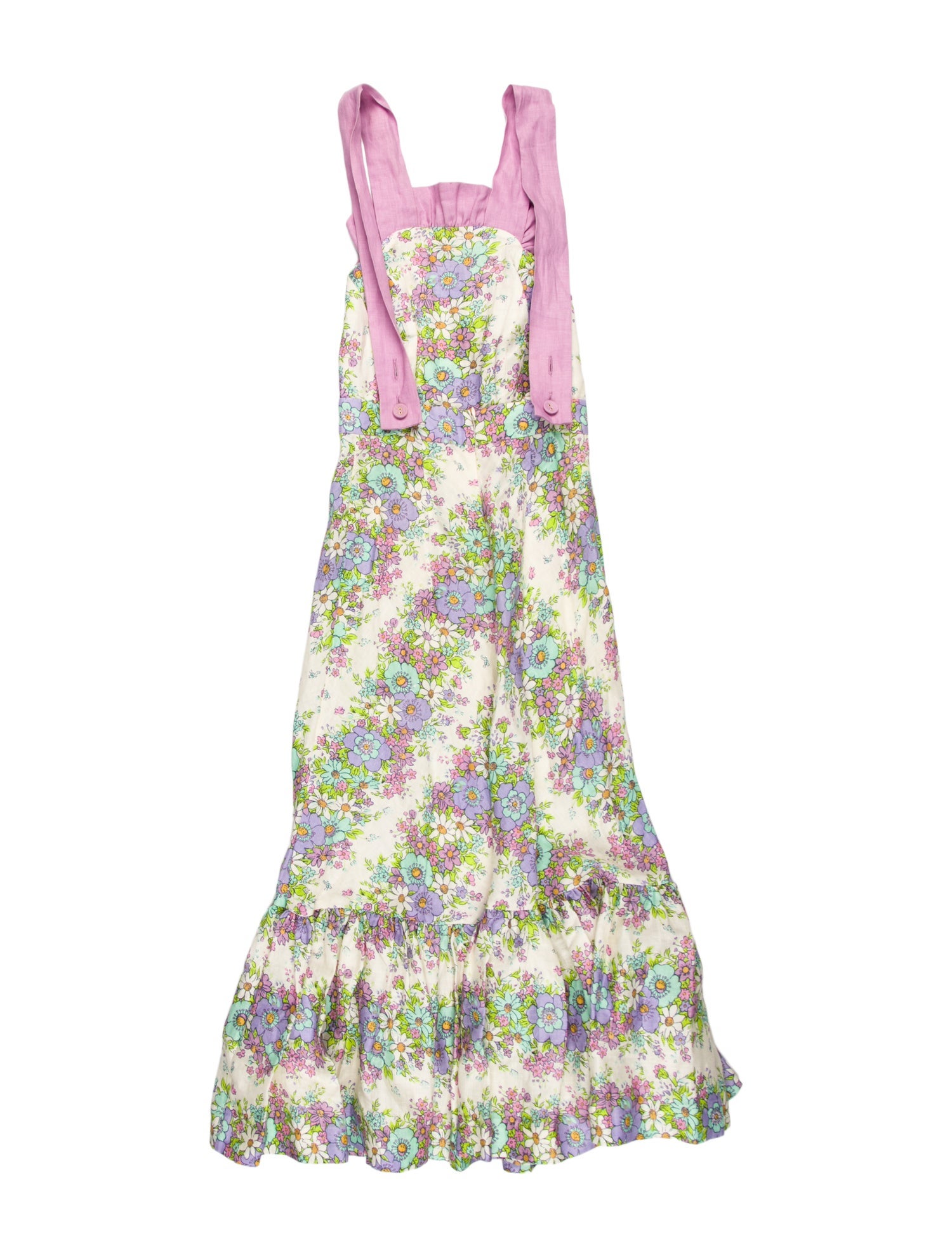 ALÉMAIS Linen Long Dress