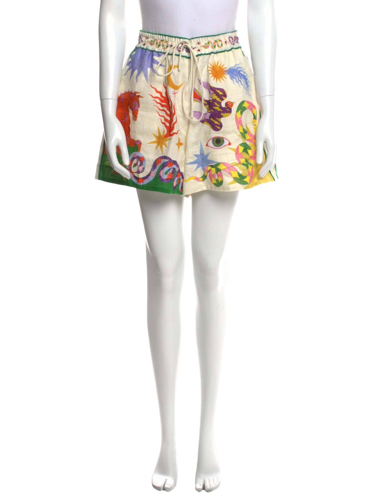 ALÉMAIS Linen Mini Shorts