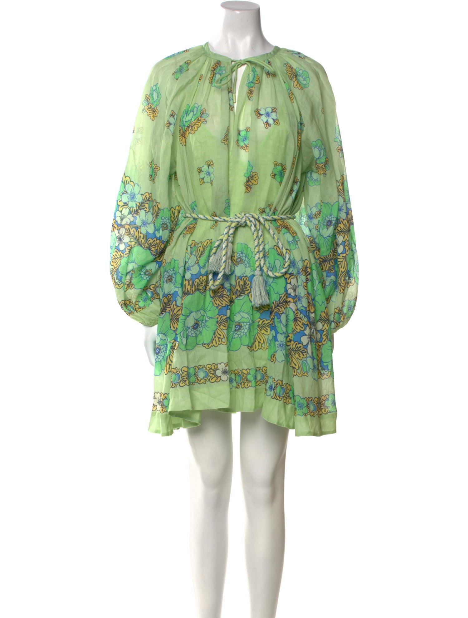 ALÉMAIS Floral Print Mini Dress w/ Tags