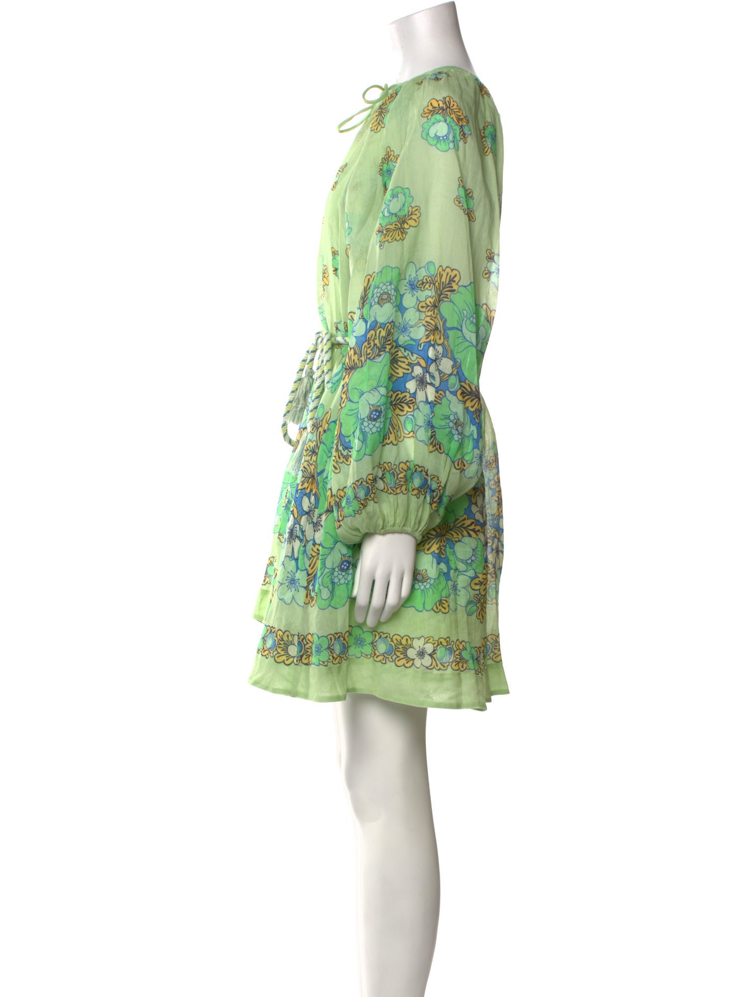 ALÉMAIS Floral Print Mini Dress w/ Tags