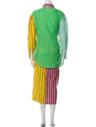 ALÉMAIS Striped Skirt Set