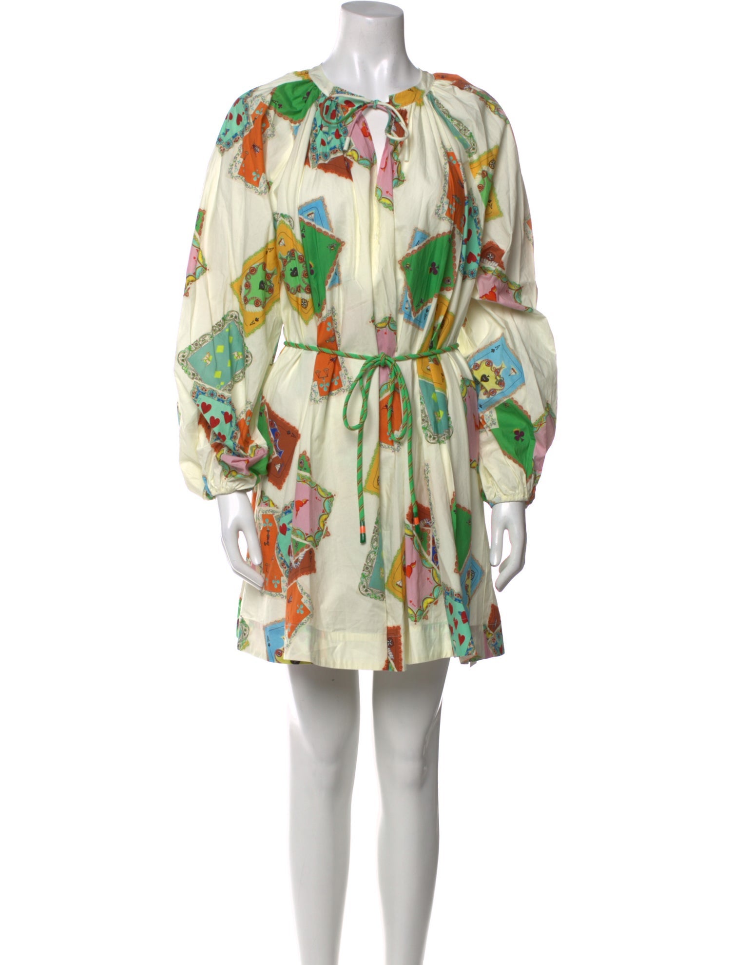 ALÉMAIS Printed Mini Dress