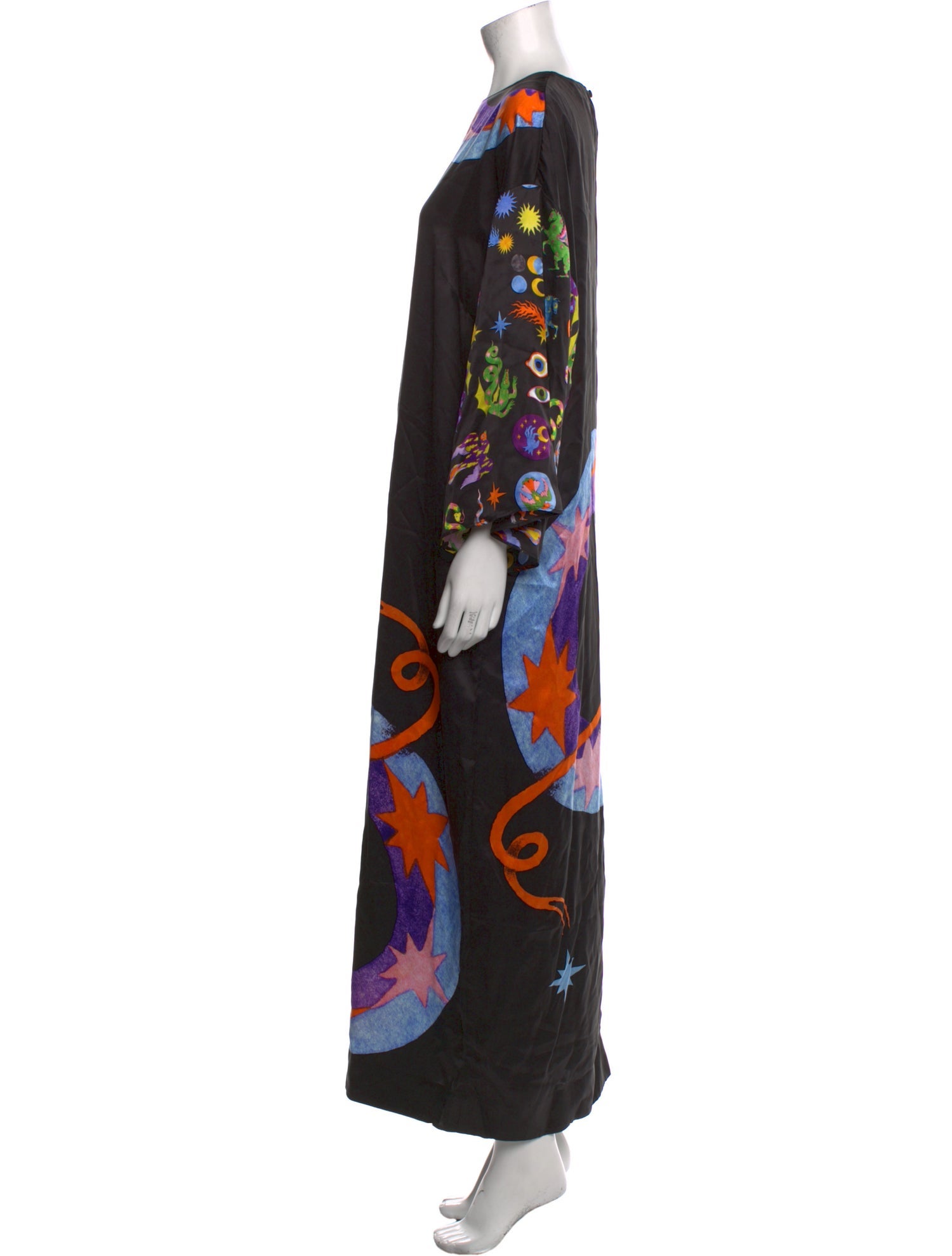 ALÉMAIS Silk Long Dress
