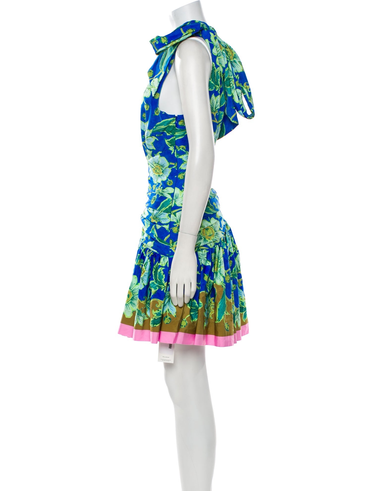 ALÉMAIS Floral Print Mini Dress