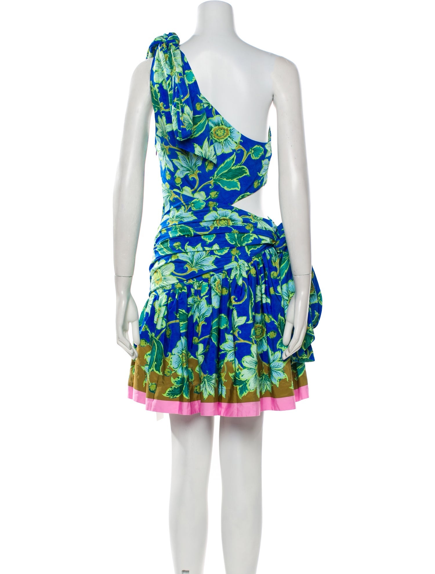 ALÉMAIS Floral Print Mini Dress