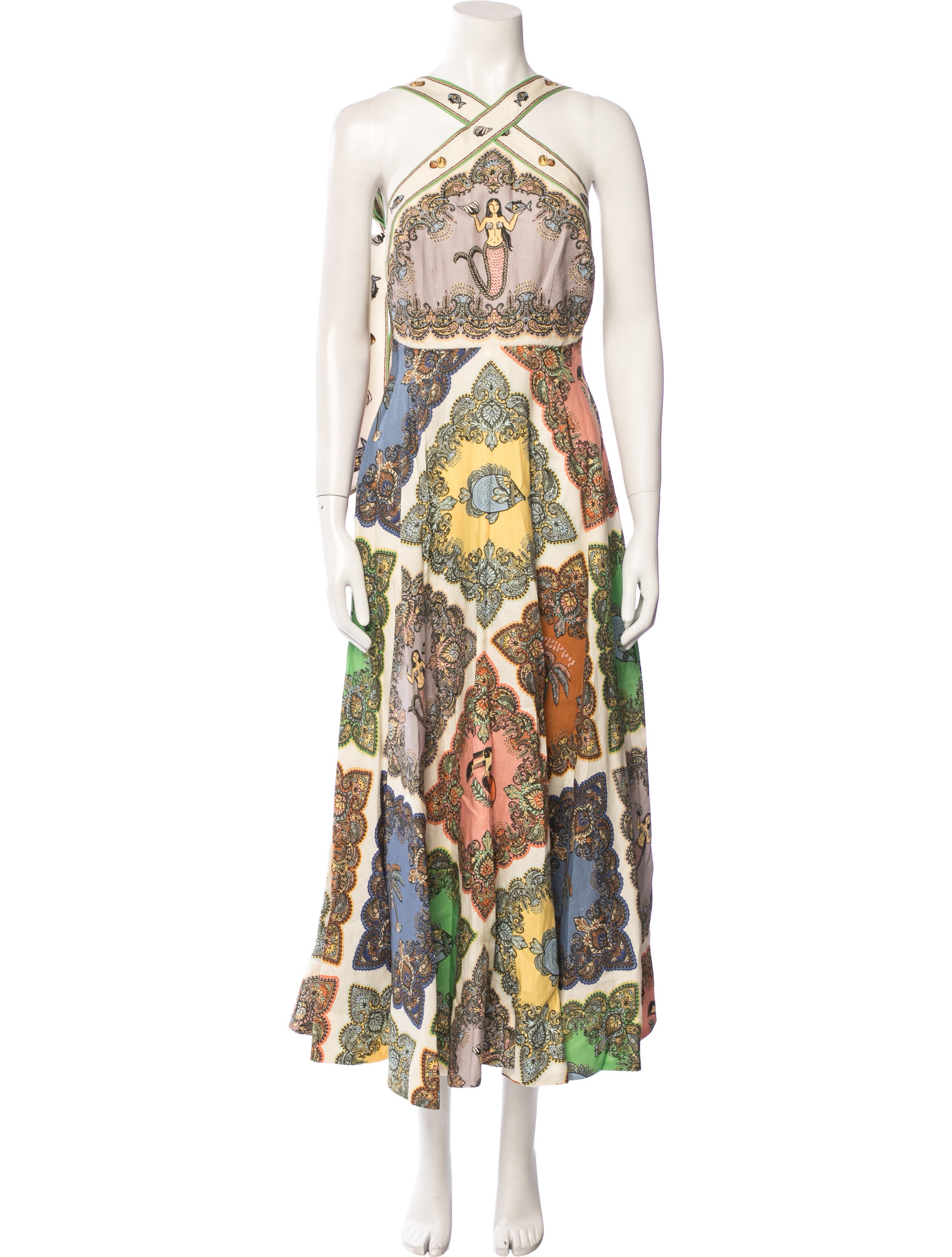 ALÉMAIS Linen Long Dress