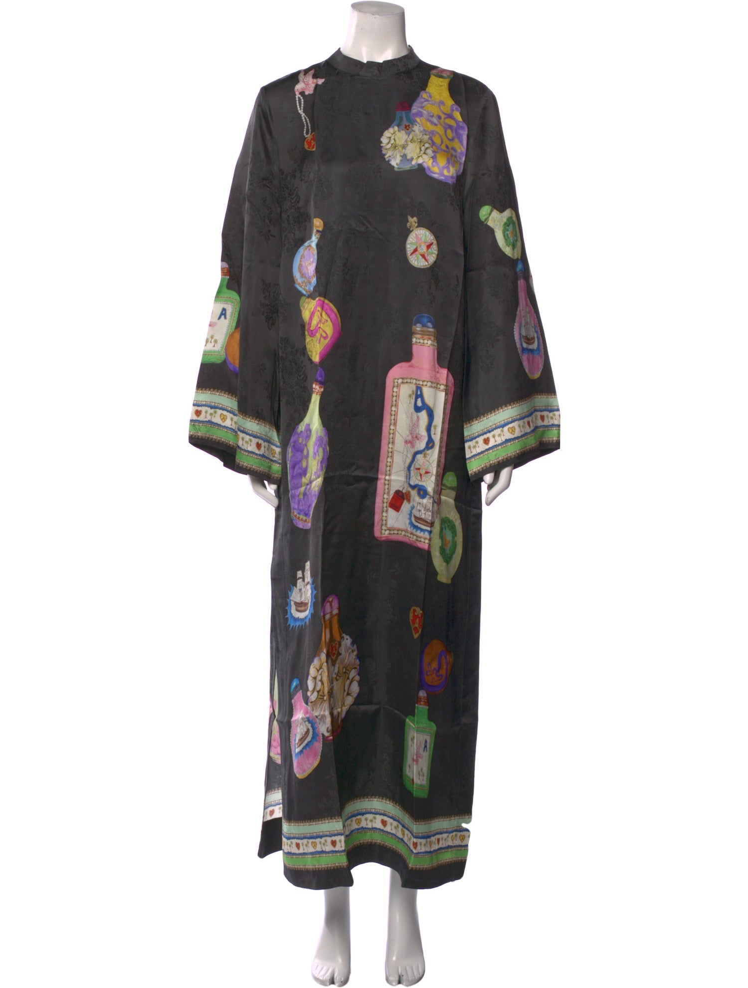ALÉMAIS Printed Long Dress