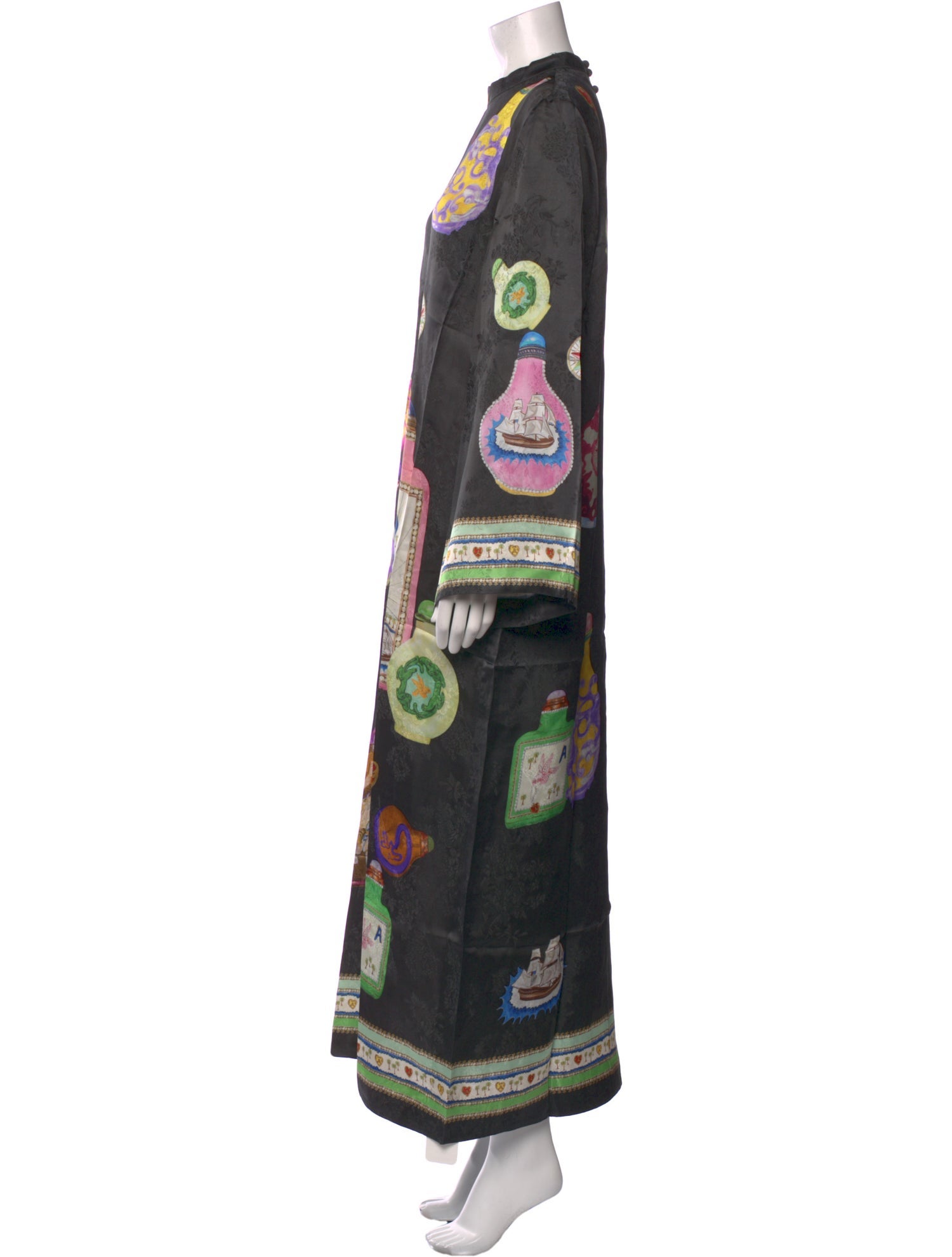 ALÉMAIS Printed Long Dress