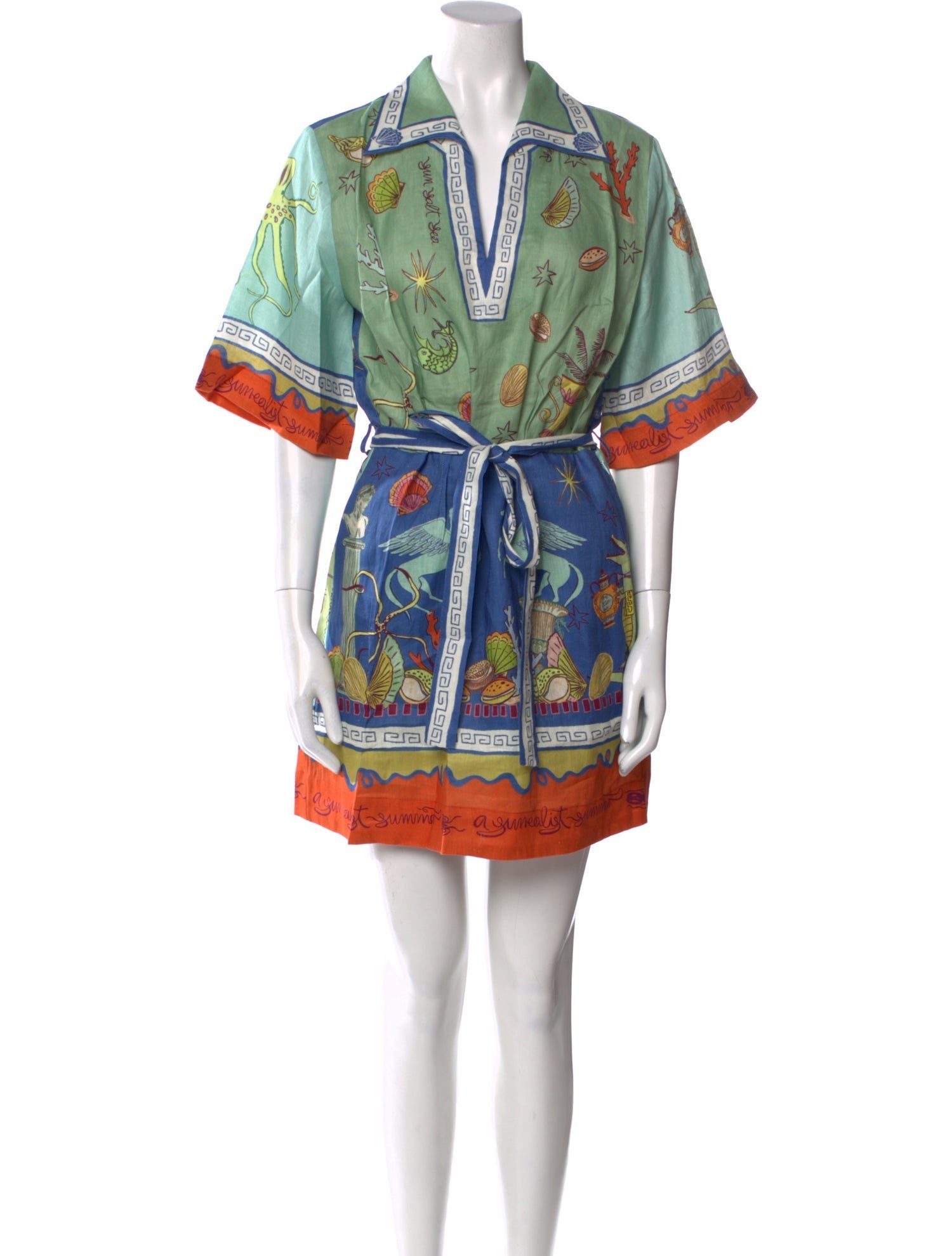 ALÉMAIS Linen Mini Dress