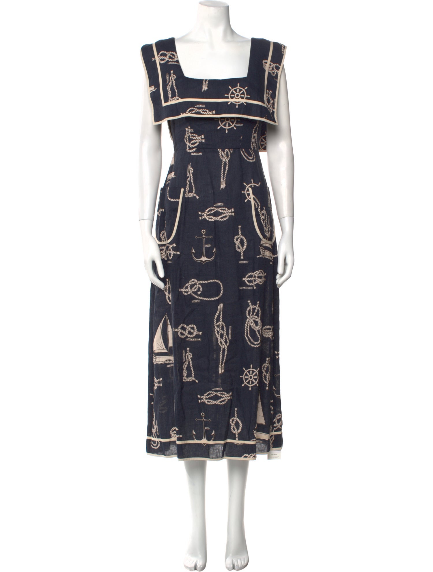 ALÉMAIS Linen Long Dress w/ Tags