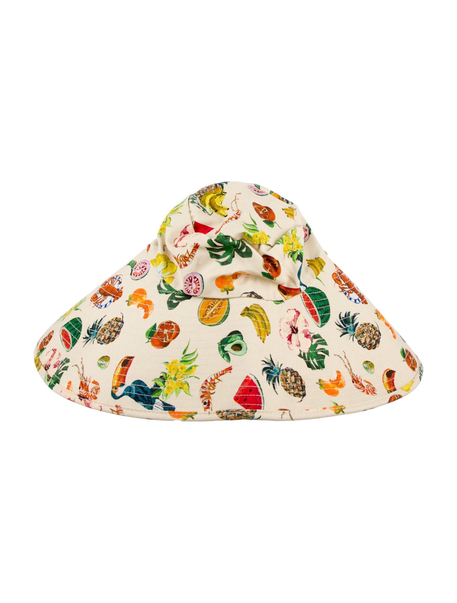 ALÉMAIS Printed Sun Hat w/ Tags