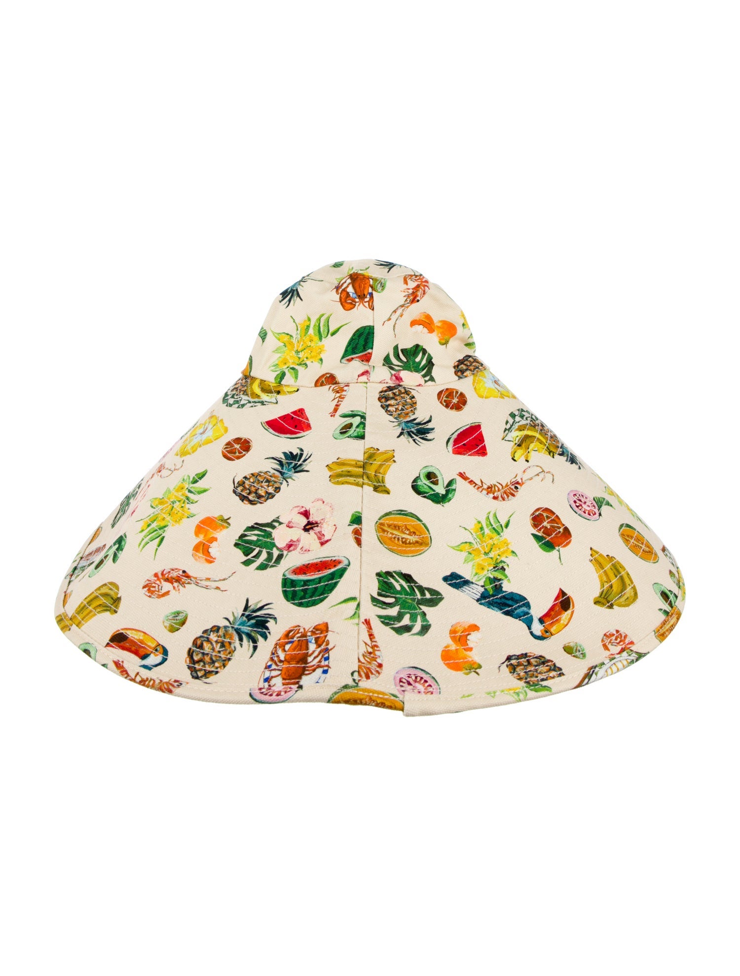 ALÉMAIS Printed Sun Hat w/ Tags