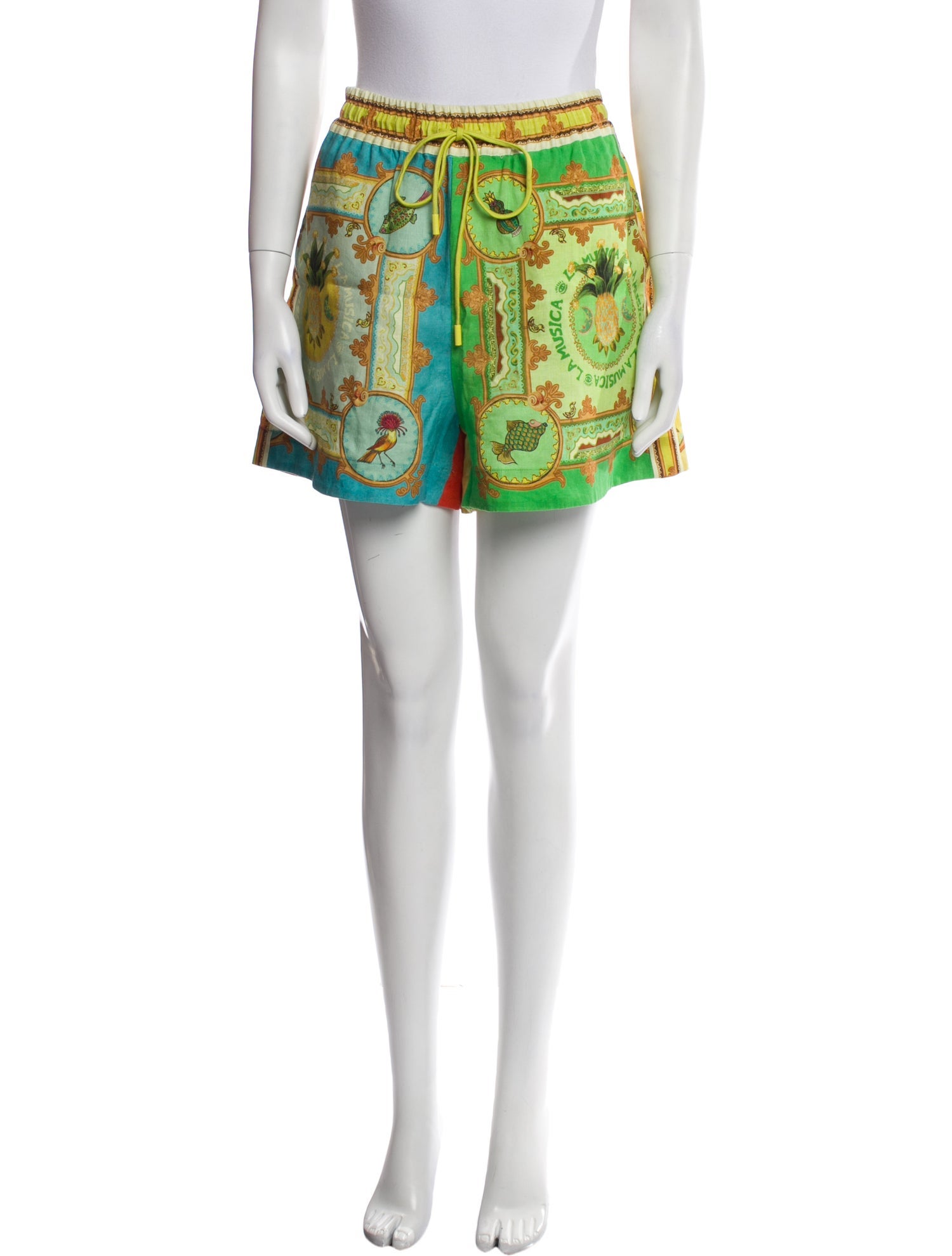 ALÉMAIS Printed Mini Shorts