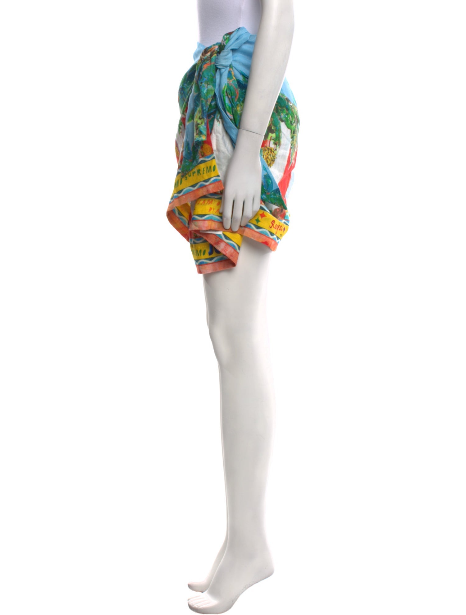 ALÉMAIS Linen Mini Skirt