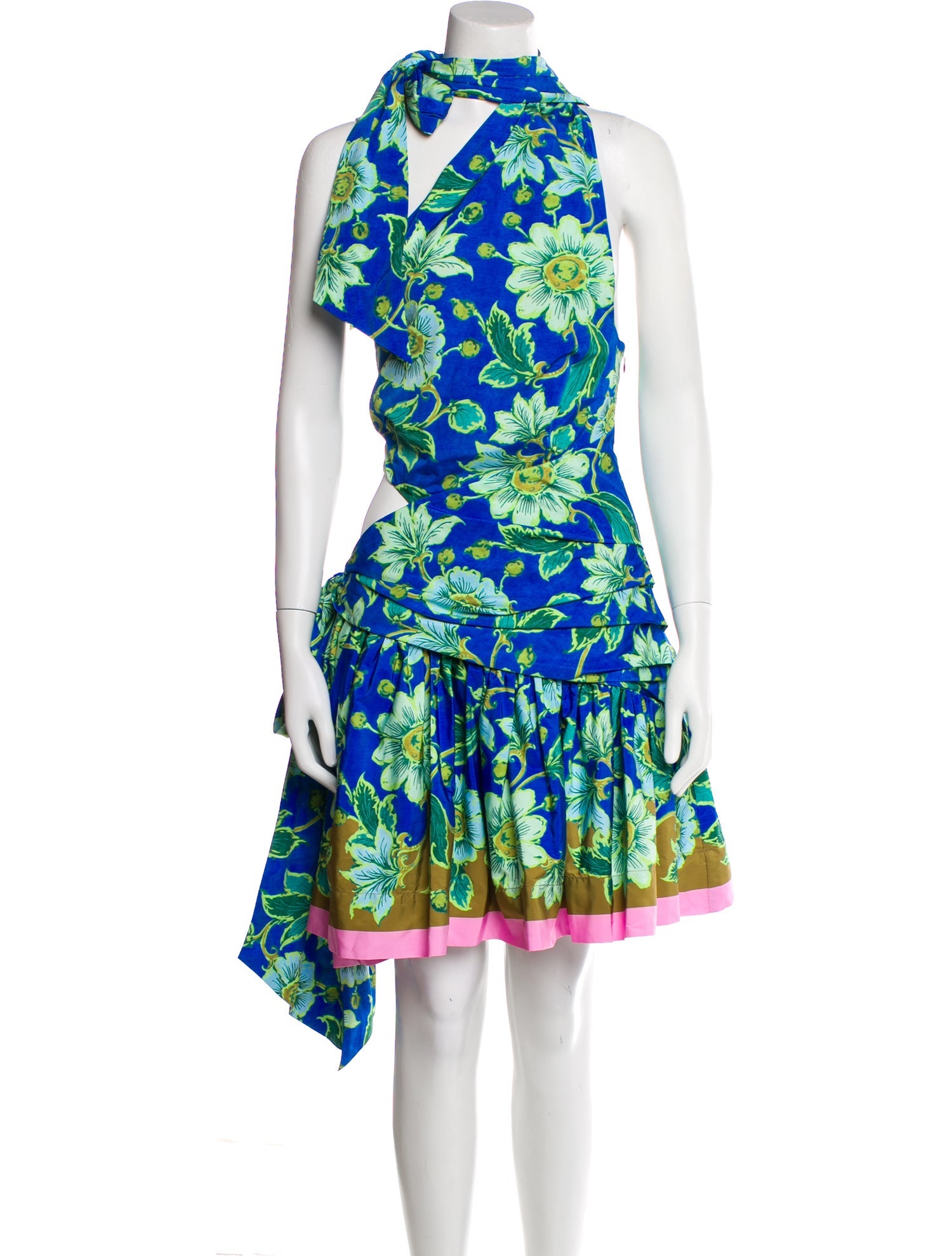 ALÉMAIS Floral Print Midi Length Dress