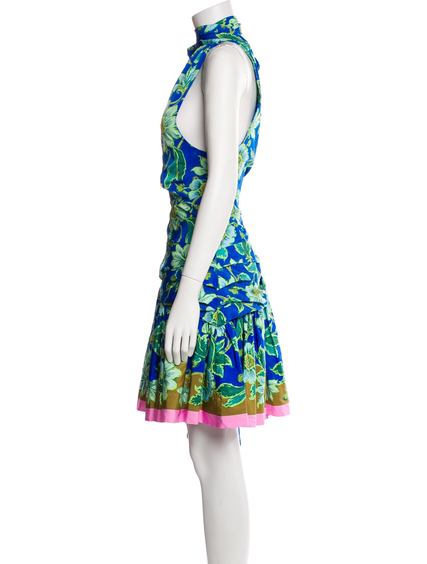 ALÉMAIS Floral Print Midi Length Dress