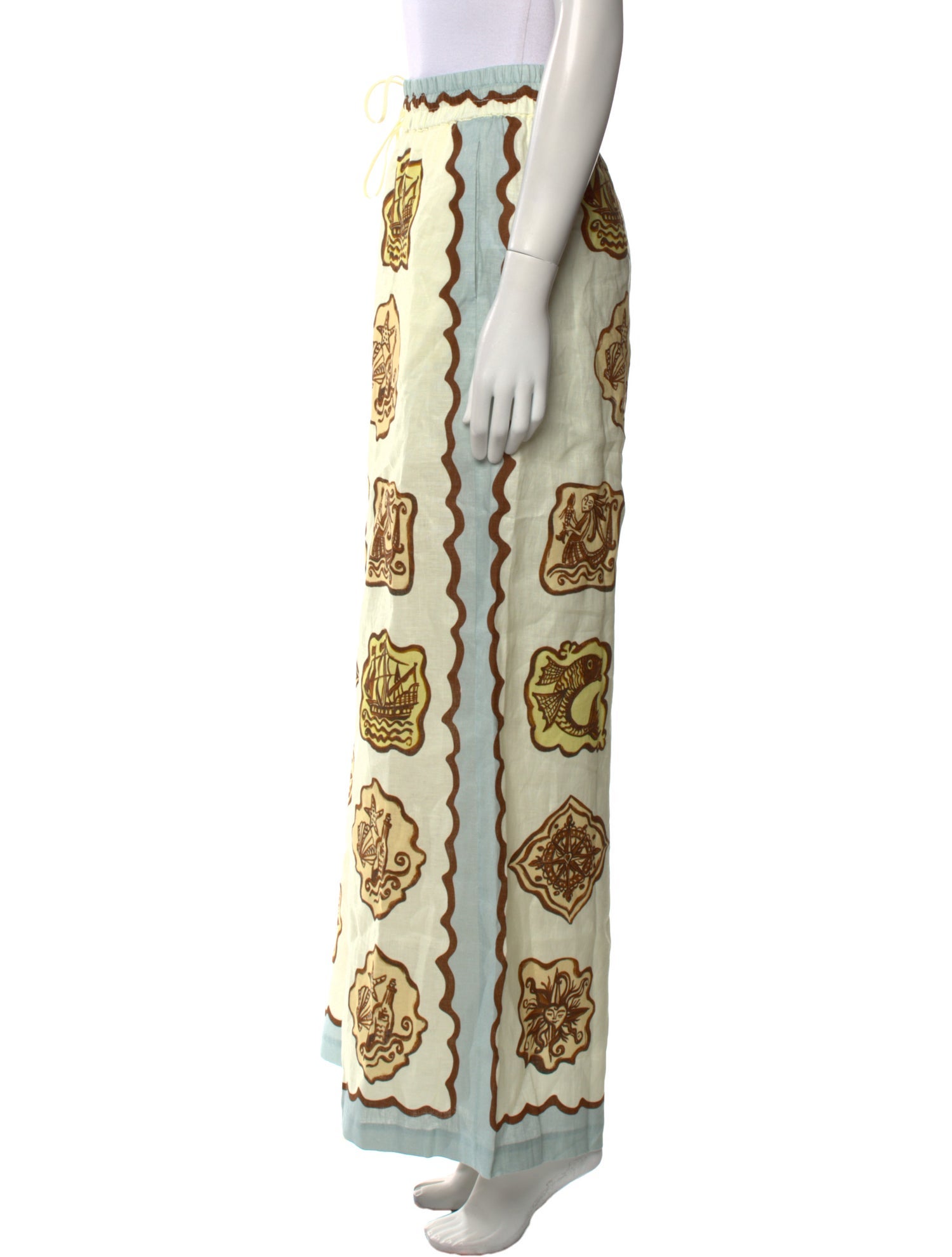 ALÉMAIS Linen Wide Leg Pants