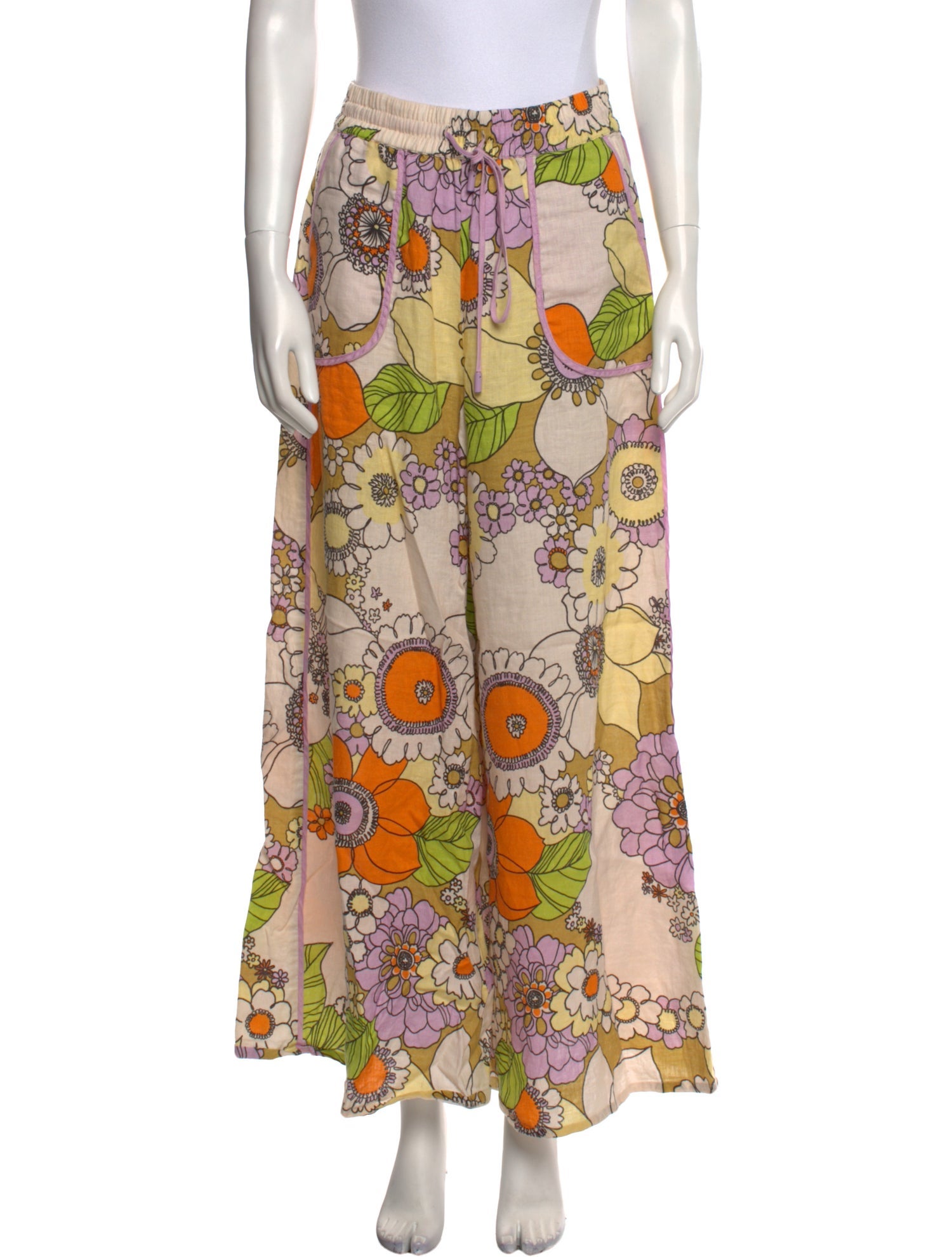 ALÉMAIS Linen Wide Leg Pants