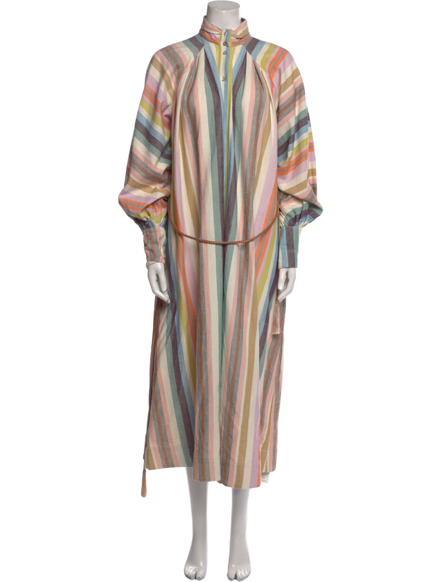 ALÉMAIS Striped Long Dress