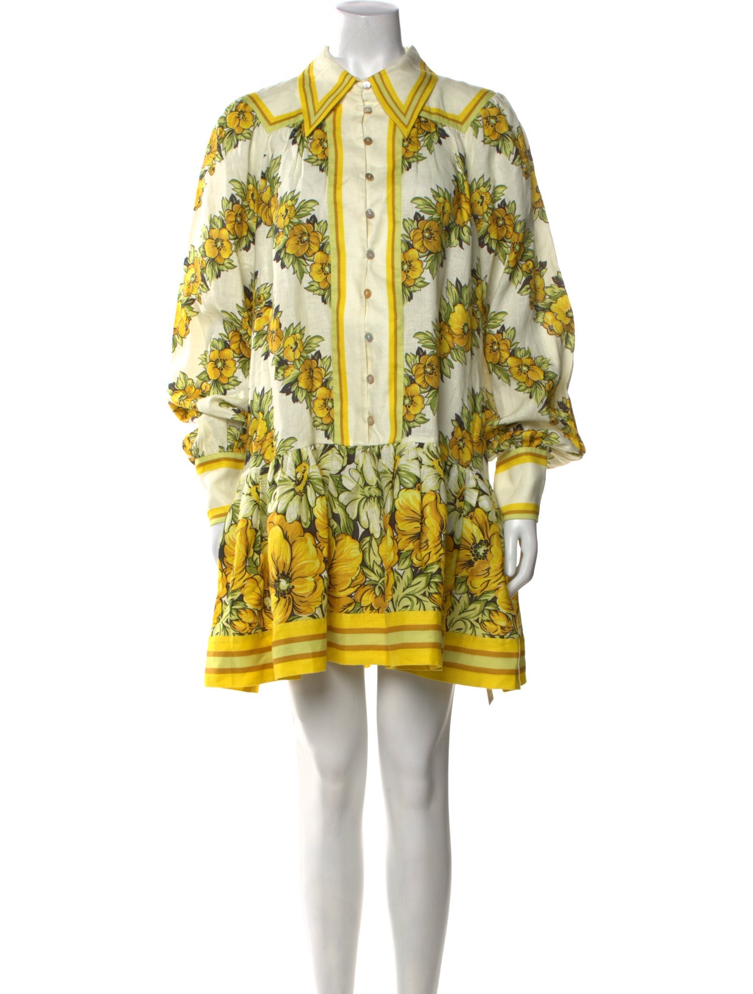 ALÉMAIS Linen Mini Dress