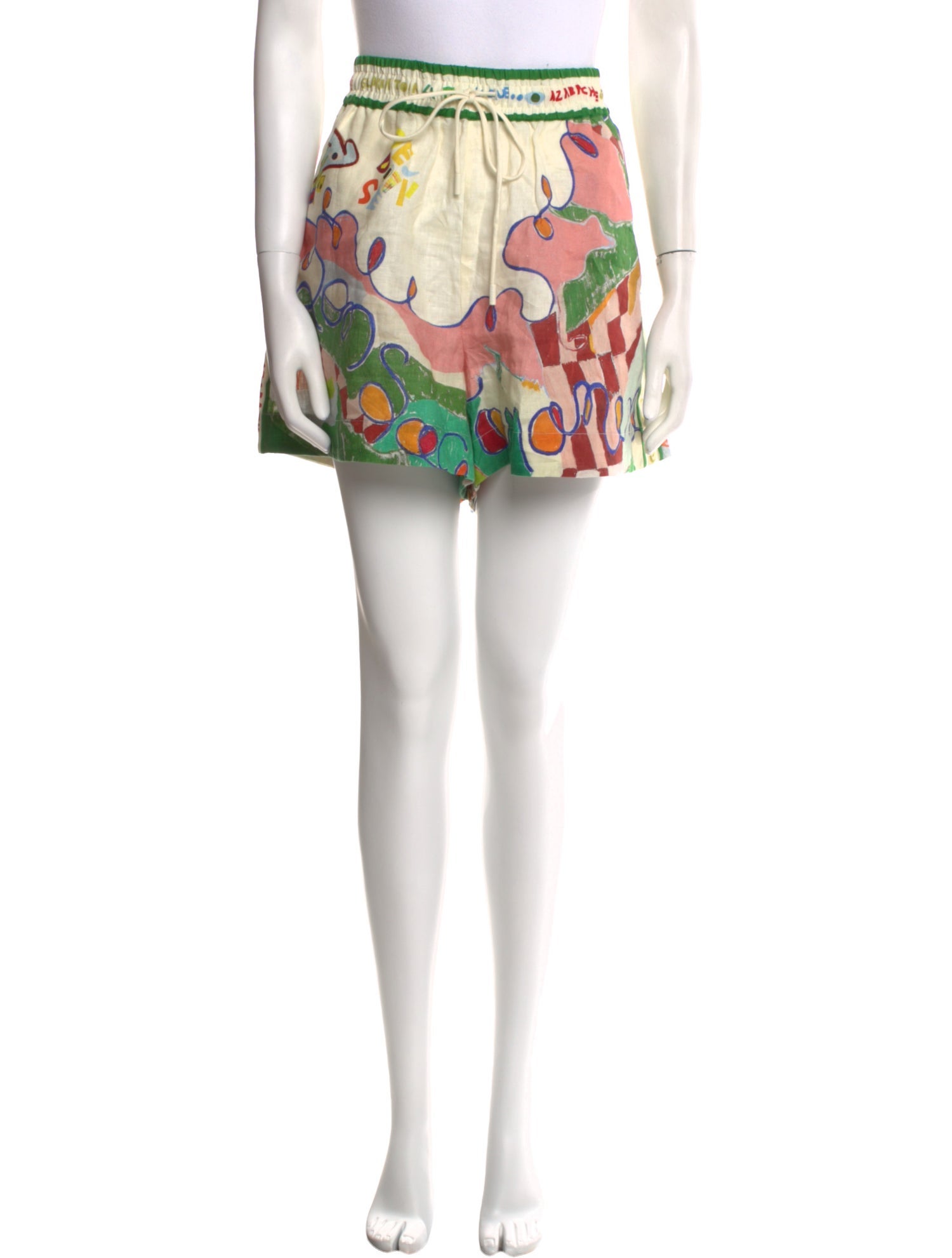 ALÉMAIS Linen Mini Shorts