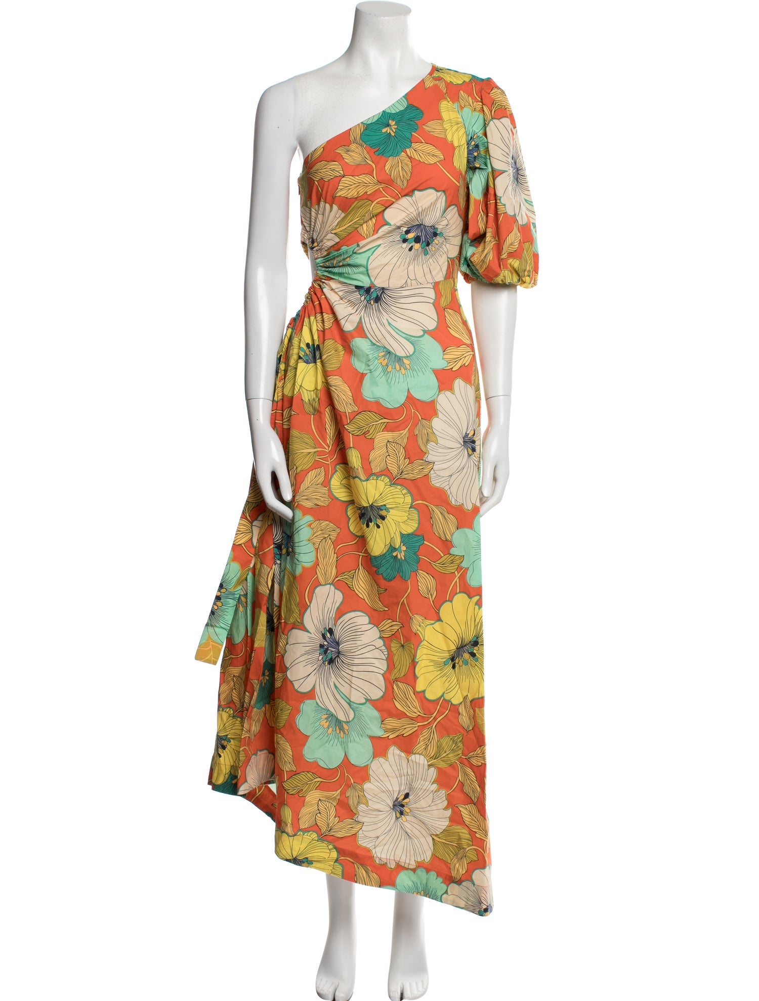 ALÉMAIS Floral Print Long Dress