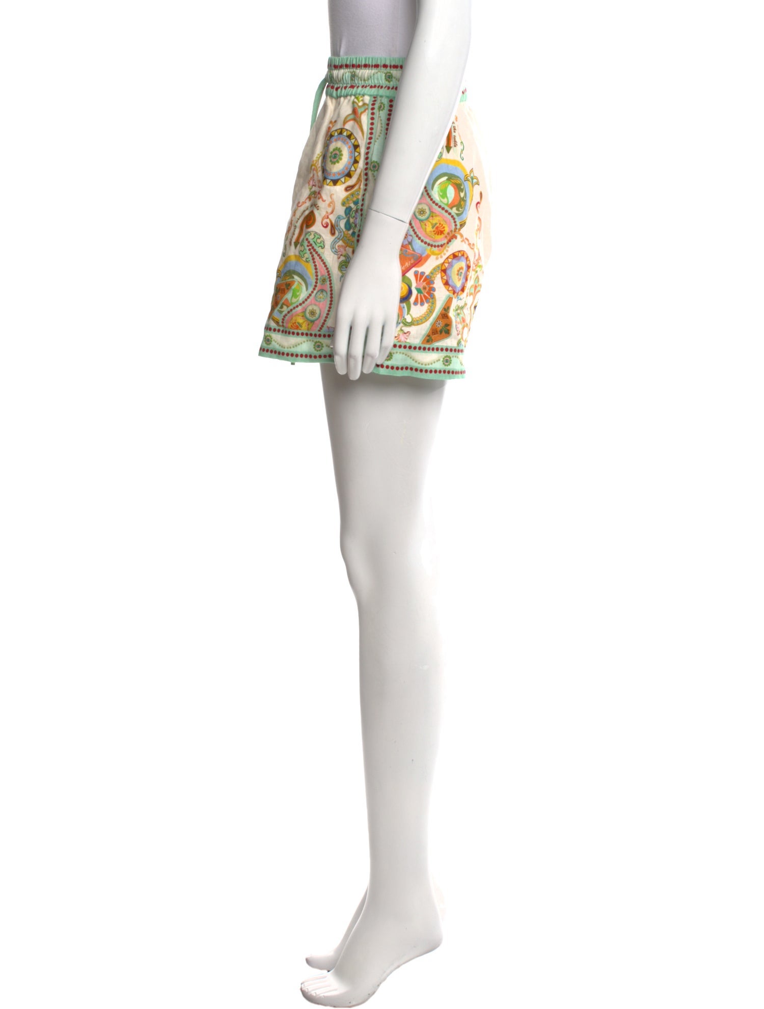 ALÉMAIS Linen Mini Shorts