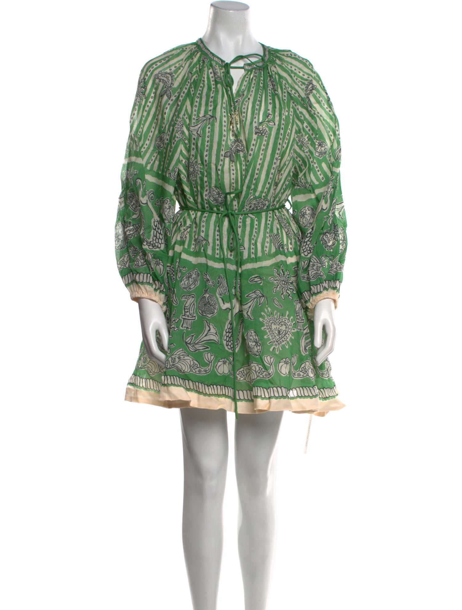 ALÉMAIS Printed Mini Dress w/ Tags