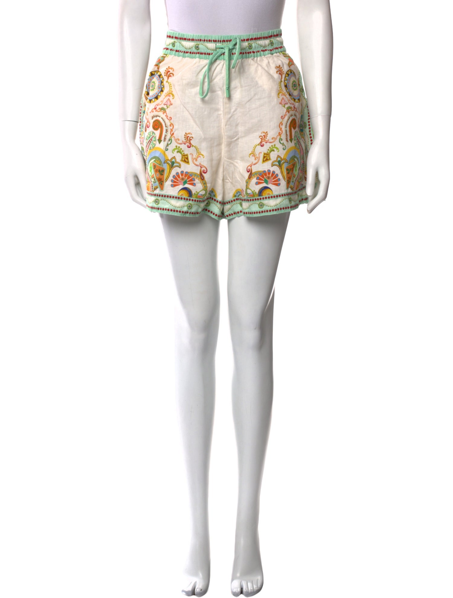 ALÉMAIS Printed Mini Shorts